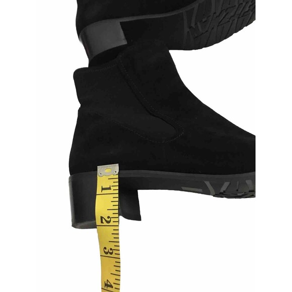 Stuart Weitzman Women’s  Suede Booties Black Color Size 8.5  S5135 120 H/20 - Picture 8 of 16